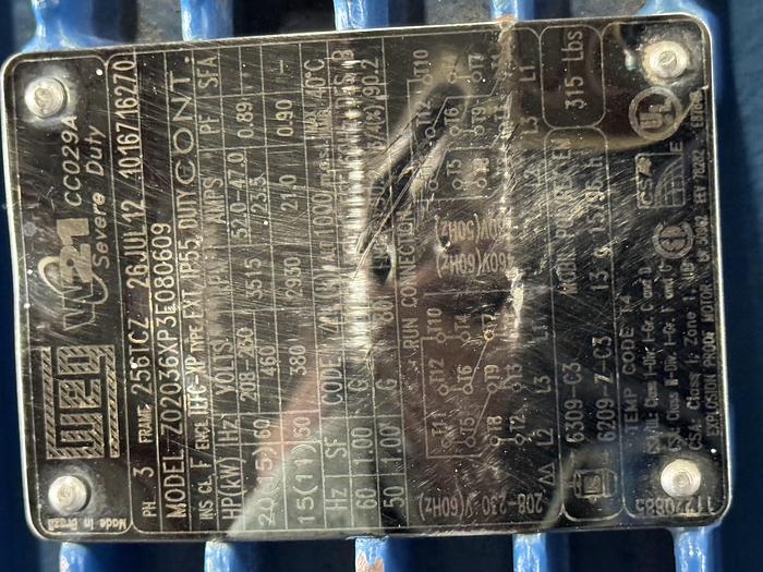 Refurbished LNG Pump Skid GBS 155 (Cryo Star / Nikkiso) - 120 GPM, 75 psig 20HP 60 Hz