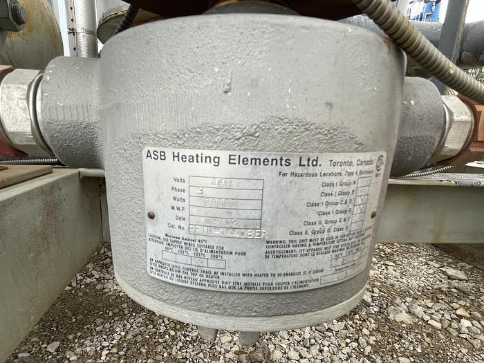 Used CNG Gas Dryer - Regenerable Single Tower Natural Gas Dryer, inlet 5-120 psi, flow up tp 1876 scfm