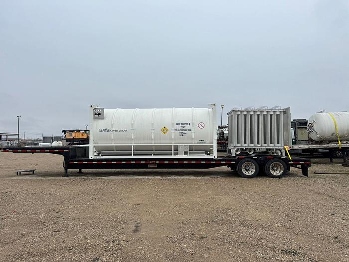 2022 Mobile Cryogenic Gas Trailer with Storage and Regasification