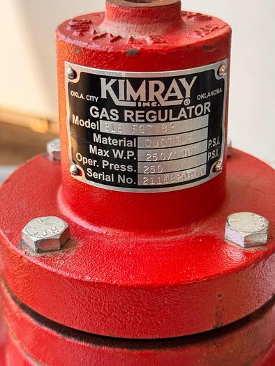 Used Kimray 4" Pneumatic Control Valve – Class 150 RF | Cast Ductile Body | Linear Trim | Fail-Closed