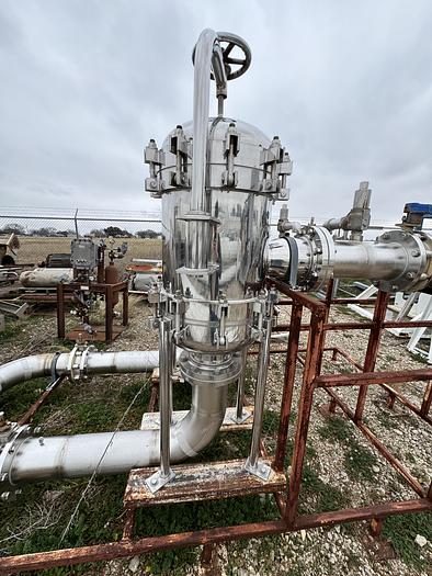 Used 140 PSI Pall Filter Housing Skid