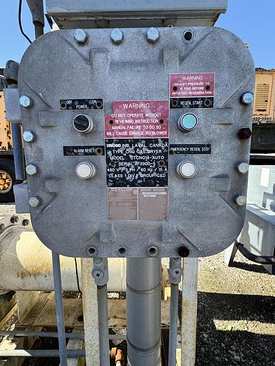 Used CNG Gas Dryer - STCNG14 Natural Gas Dryers, inlet 150 psi, flow 200-500 scfm