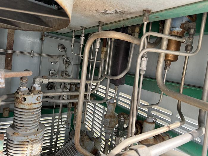 Used 2003 Greenfield / Sulzer CNG Compressor B65 -4/6NG, inlet 3-15 psi outlet 4500 psi capacity 83-110 SCFM