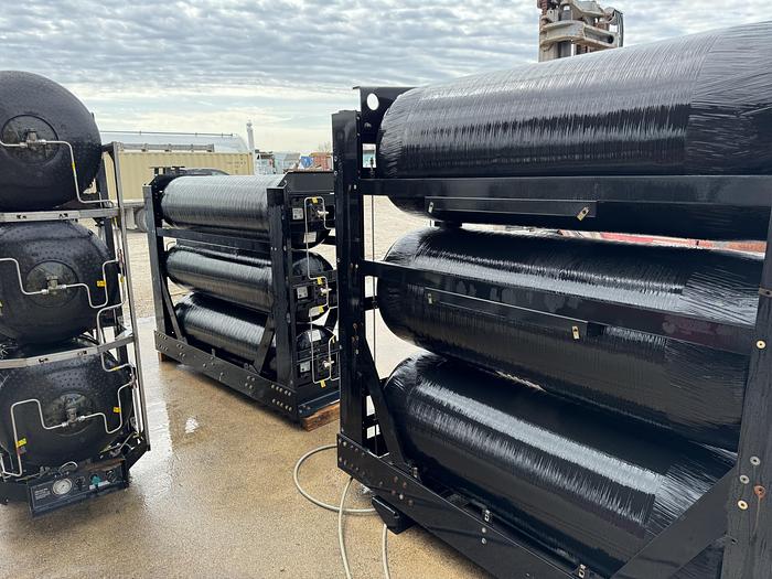 Used 2014 Lincoln Haxagon / Agility, 100 GGE Back of the cab CNG Tank Packages, Type 4 cabron cylinders