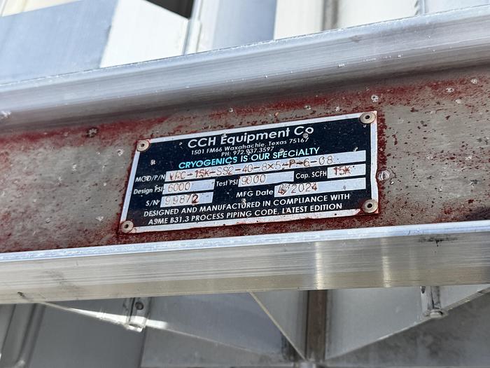 2024 CCH Equipment Co Vaporizer VPC-15K-SS2-50-8X5-P-6-08