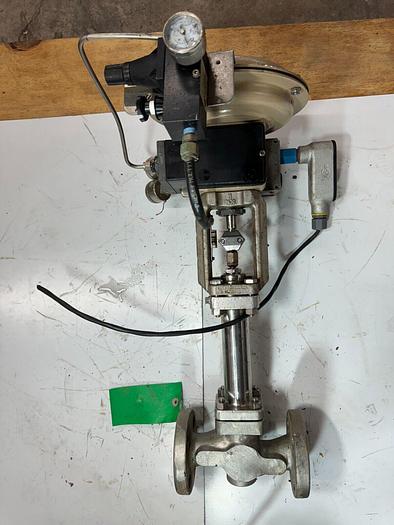 Used Samson 3277 Pneumatic Actuator with 3730-3 Process Controller | Size 1 | 120 cm | ANSI CL150 | 6.0 Bar / 90 PSI