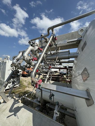 Used Vertical Cryogenic Tank 18,000 Gallon - LNG Storage