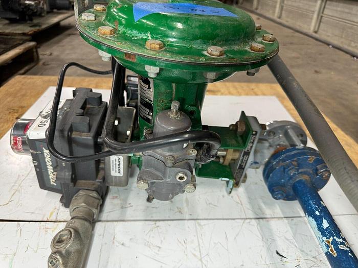 Used Fisher Controls Type 1052/V100 Pneumatic Actuator Valve | Size 20 | 1" | CL150 | 0–18 Range