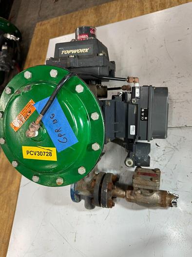 Used Fisher V150 Control Valve with Type 1052 Size 20 Actuator | 1" Body