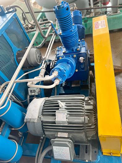 Used 1996 Silvan Industrial High Pressure Gas Compressor