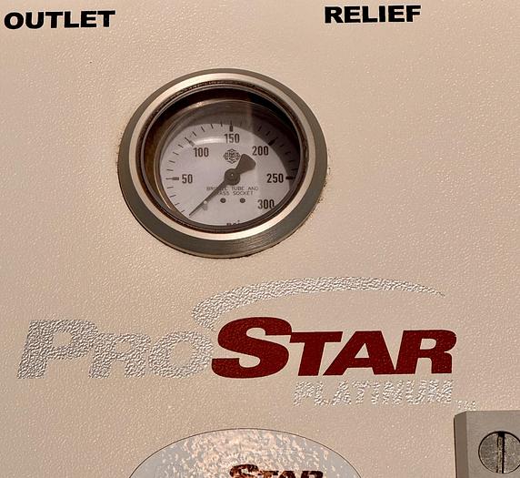 Used Custom Industrial Control Panel with Prostar Outlet Relief Valve and Wiki Inlet/Oulet Valves