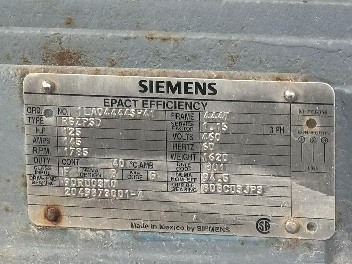 Used 2001 Greenfield / Sulzer CNG Compressor C4U117, 30 to 4500 psi at 196 SCFM flow rate