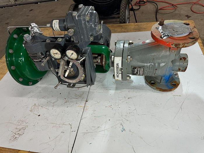 Used Fisher Type 657 Control Valve with 1" Type 3590 Size 30 Actuator