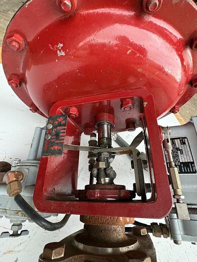 Used Masoneilan 3" Model 88U-25125 Diaphragm Control Valve | 1" Body | 150 ANSI | SVI-2 Valve Positioner | Air Filter Regulator