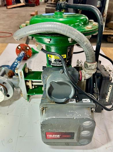 Used Fisher Controls Type 1052/V100 Pneumatic Actuator Valve | Size 20 | 1" | CL150 | 0–18 Range
