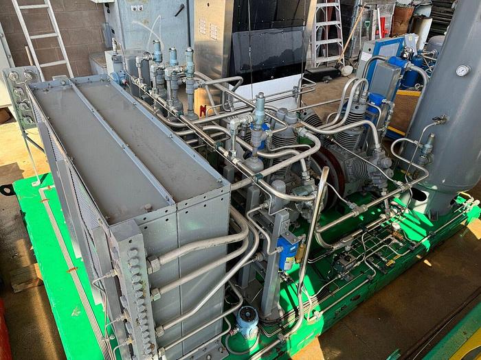 Brand New Greenfield B65 - 4NG CNG 5 stages Compressor 15-4500 psi @ 120 SCFM / + Engine Drive (optional)