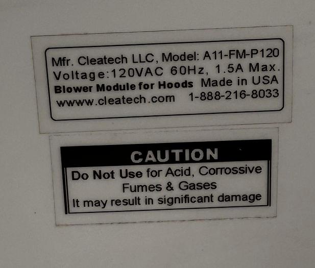 Used MFR Cleartech LLC A11-FM-P120