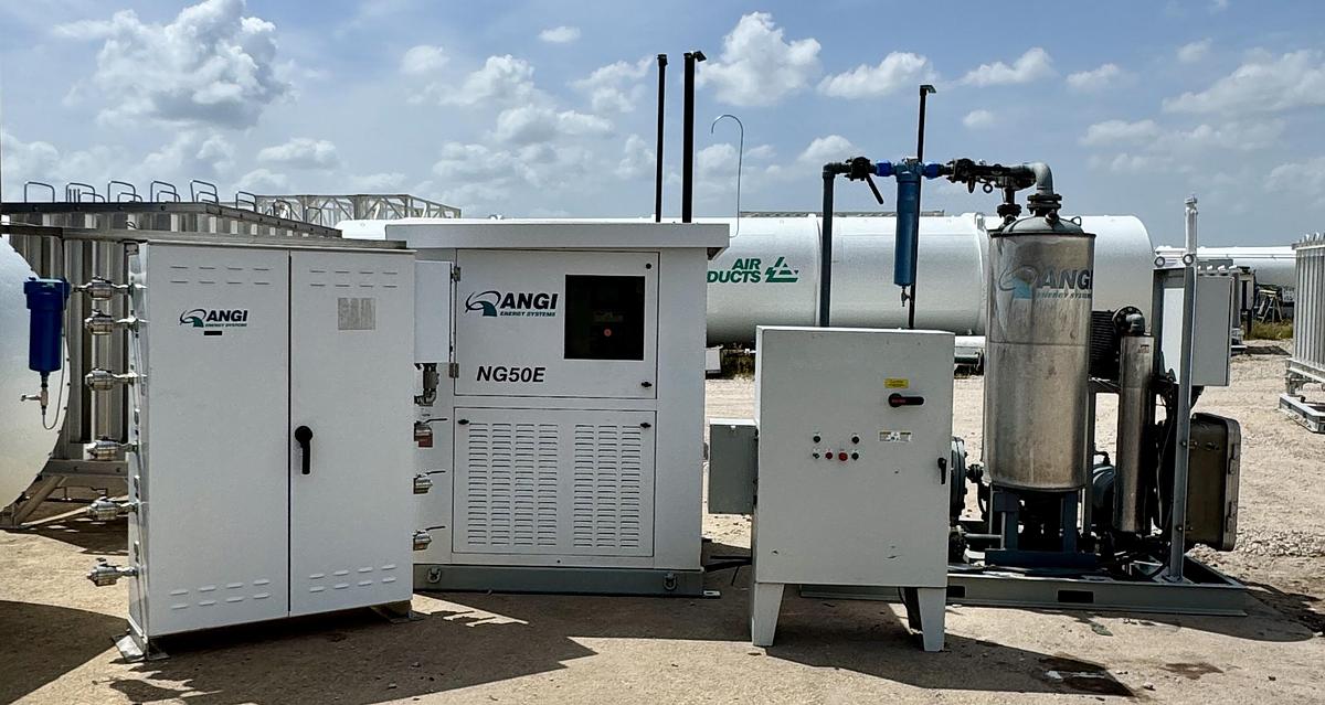 Used Complete CNG Fill Station Package – 50 HP / 75 SCFM @ 9 PSI Inlet to 5,000 PSI