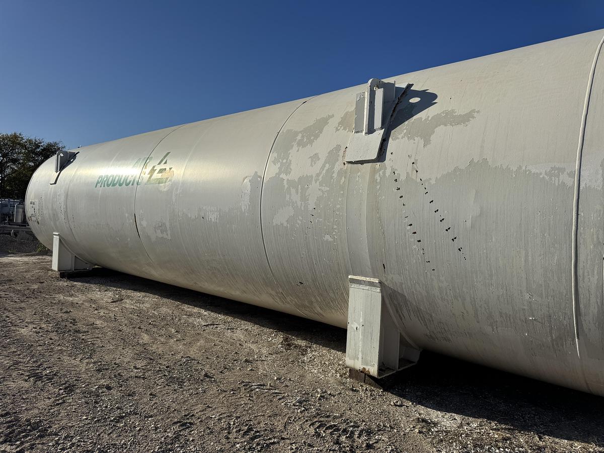 Used Process Engineering 20,000 Gallon Liquid Nitrogen Cryogenic Storage Tank – 150 PSI – Horizontal Vacuum Insulated