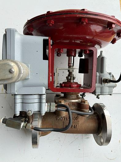 Used Masoneilan 3" Model 88U-25125 Diaphragm Control Valve | 2" Body | 150 ANSI | SVI-2 Valve Positioner | Air Filter Regulator
