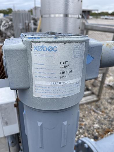 Used CNG Gas Dryer - Single Tower Natural Gas Dryers, inlet 150 psi, flow 200-500 scfm