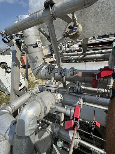 Used Vertical Cryogenic Tank 18,000 Gallon - LNG Storage