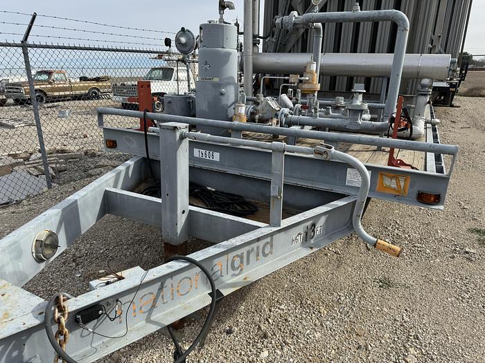 Used LNG Regasification Trailer with Gas Odorizer 26,000 scfh (LNG Vaporizer Skid)