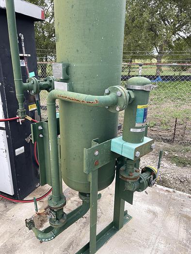 Used Gas Dryer - Single Tower Natural Gas Dryers / CNG Dryer 150 psi 1600 scfm