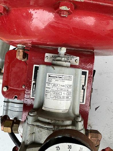 Used Masoneilan 3" Model 88U-25125 Diaphragm Control Valve | 2" Body | 150 ANSI | SVI-2 Valve Positioner | Air Filter Regulator