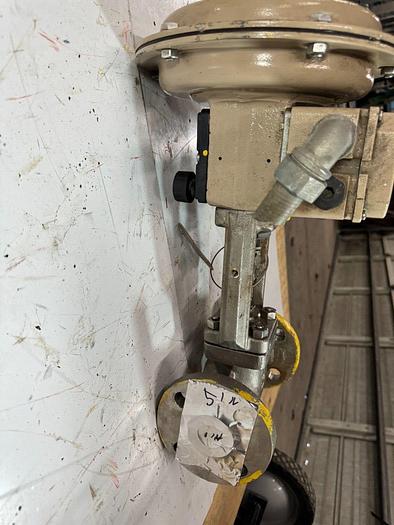 Used Samson 3277 Pneumatic Actuator with 3730-3 Process Controller | Size 1 | 120 cm | ANSI CL150 | 6.0 Bar / 90 PSI