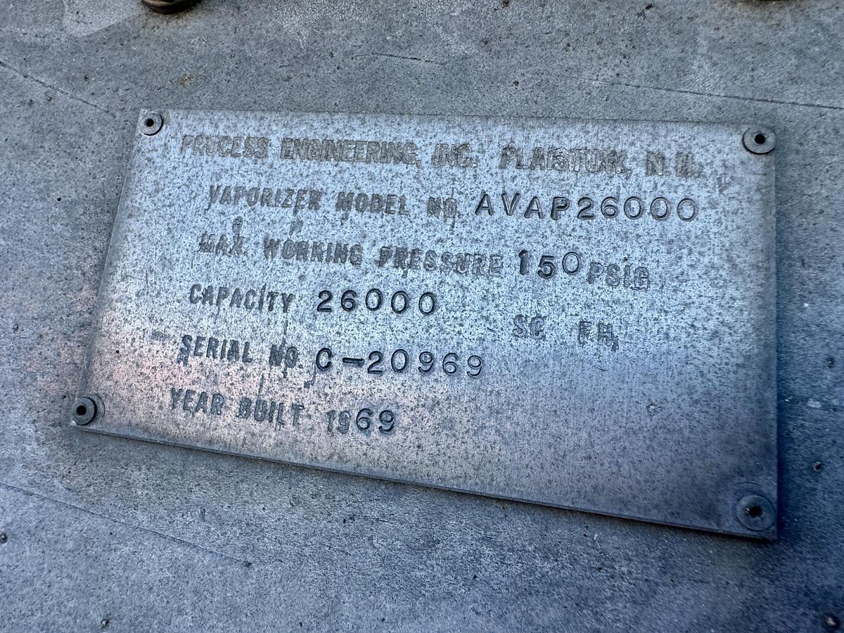 Used 2007 BigTex trailer with LNG Vaporizer 31MCFH at 100 psi