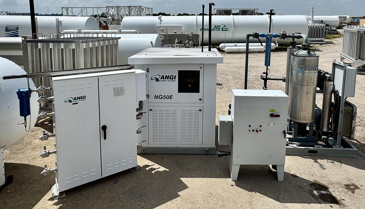 Used Complete CNG Fill Station Package – 50 HP / 75 SCFM @ 9 PSI Inlet to 5,000 PSI