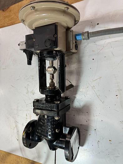 Used Samson 3277 Pneumatic Actuator with 3730-3 Process Controller | Size 1 | 120 cm | ANSI CL150 | 6.0 Bar / 90 PSI