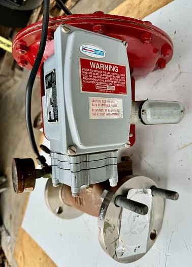 Used Masoneilan 3" Model 88U-25125 Diaphragm Control Valve | 2" Body | 150 ANSI | SVI-2 Positioner | 100 PSI