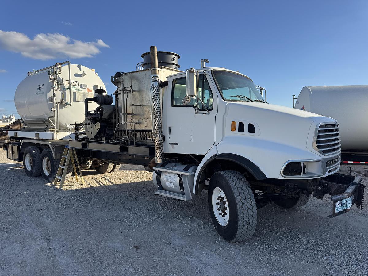 Used CS&P Nitrogen Pumper Skid 40,000 SCFH / 6,000 PSIG Pump and Cryotank and Vaporizer