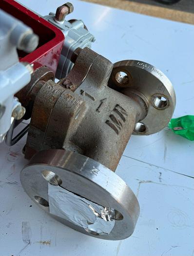 Used Masoneilan 3" Model 88U-25125 Diaphragm Control Valve | 1" Body | 300 ANSI | SVI-2 Valve Positioner | Air Filter Regulator