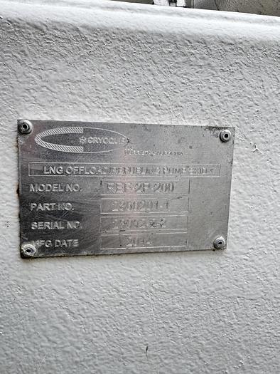 Used CryoQuip REF-2p-200 LNG Pump Skid 