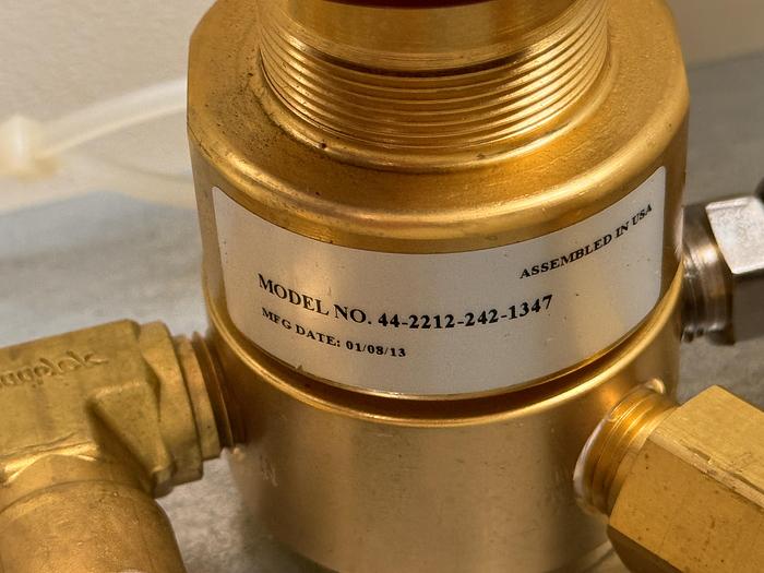 Used Custom Industrial Control Panel with Prostar Outlet Relief Valve and Wiki Inlet/Oulet Valves