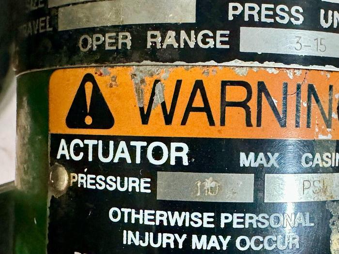 Used Fisher V150 Control Valve with 1052 Size 20 Pneumatic Actuator | 1" | ANSI CL150