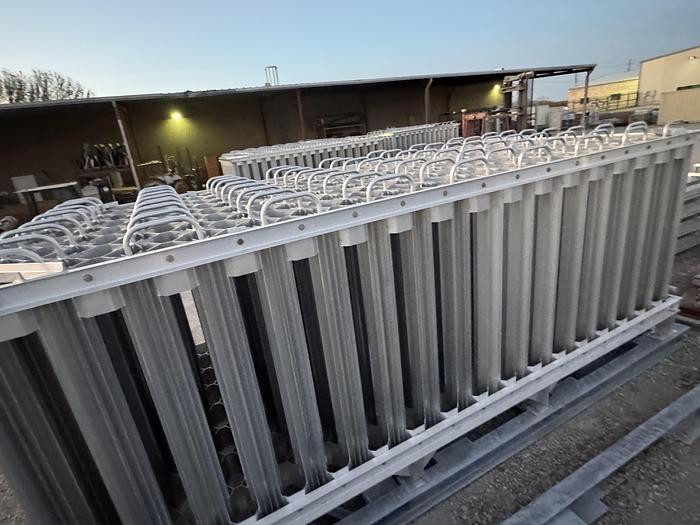 Cryogenic Ambient Vaporizer 74,000 SCFH / 700 PSI for LNG, LOX, LIN, LAR - ReGasPro 74 - Brand New