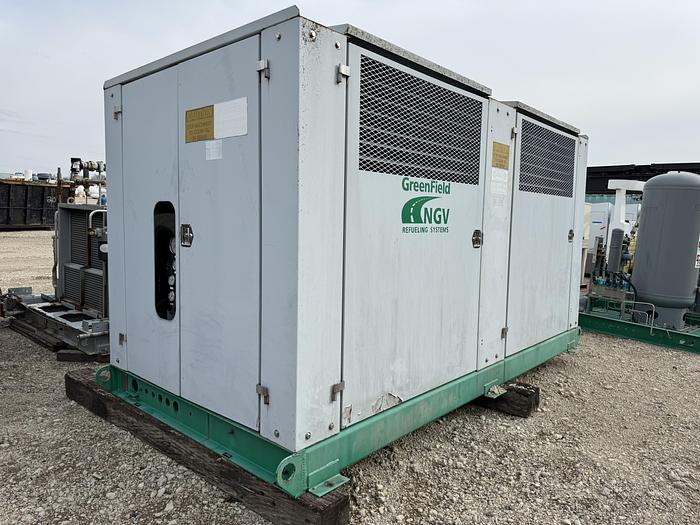 Used 2001 Greenfield / Sulzer CNG Compressor C4U117, 30 to 4500 psi at 196 SCFM flow rate