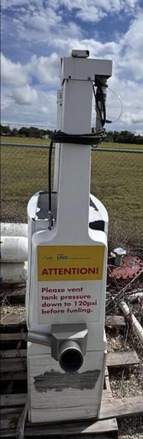 Used LNG FUEL DISPENSER / RETAIL LNG SALES