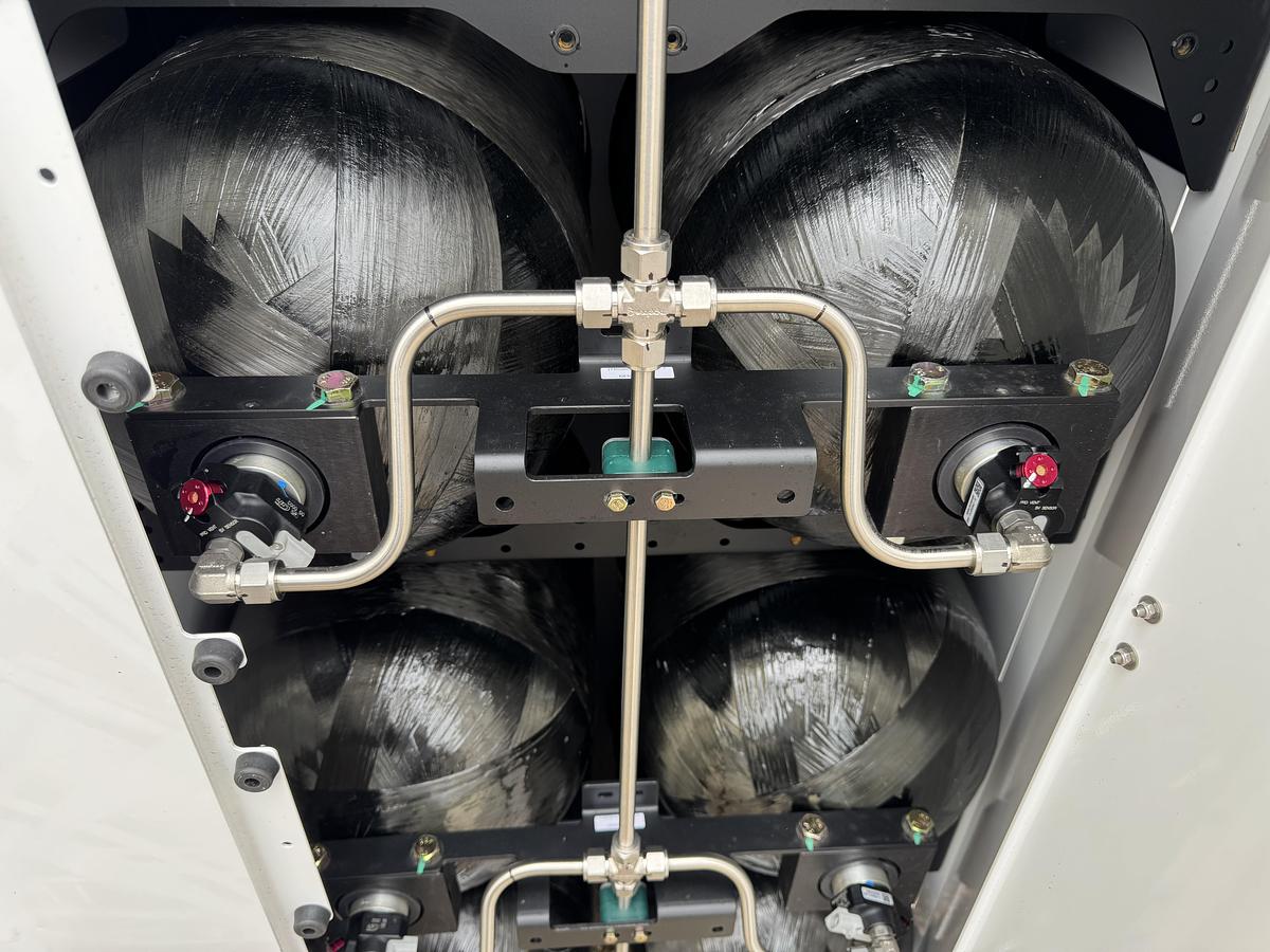 Used Truck Mount Compressed Hydrogen Gas Fuel Supply System