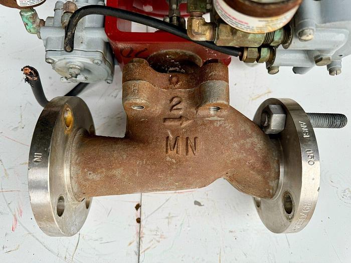 Used Masoneilan 3" Model 88U-25125 Diaphragm Control Valve | 2" Body | 150 ANSI | SVI-2 Positioner | 100 PSI