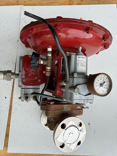 Used Masoneilan 3" Model 88U-25125 Diaphragm Control Valve | 1" Body | 150 ANSI | SVI-2 Valve Positioner | Air Filter Regulator