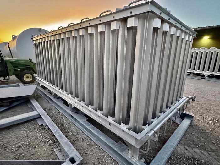 Cryogenic Ambient Vaporizer 74,000 SCFH / 700 PSI for LNG, LOX, LIN, LAR - ReGasPro 74 - Brand New