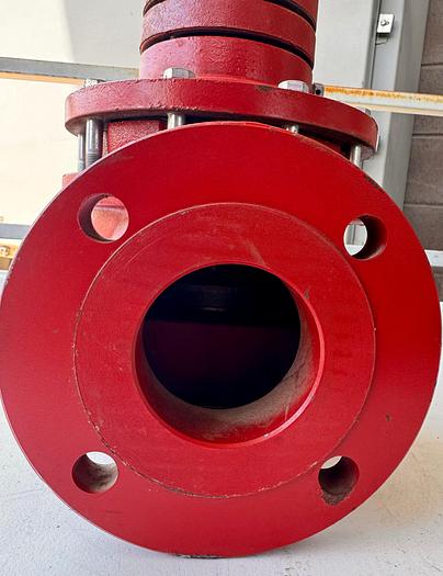 Used Kimray 4" Pneumatic Control Valve – Class 150 RF | Cast Ductile Body | Linear Trim | Fail-Closed