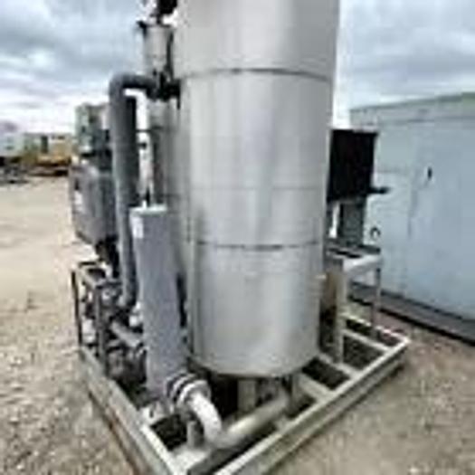 Used CNG Gas Dryer - Regenerable Single Tower Natural Gas Dryer, inlet 5-120 psi, Flo