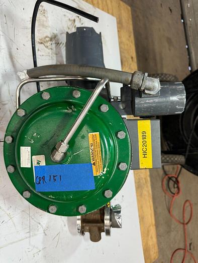 Used Fisher Controls Type 1052/V100 Pneumatic Actuator Valve | Size 20 | ANSI CL150