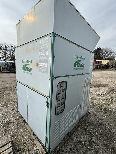 Used 2003 Greenfield / Sulzer CNG Compressor B65 -4/6NG, inlet 3-15 psi outlet 4500 psi capacity 83-110 SCFM